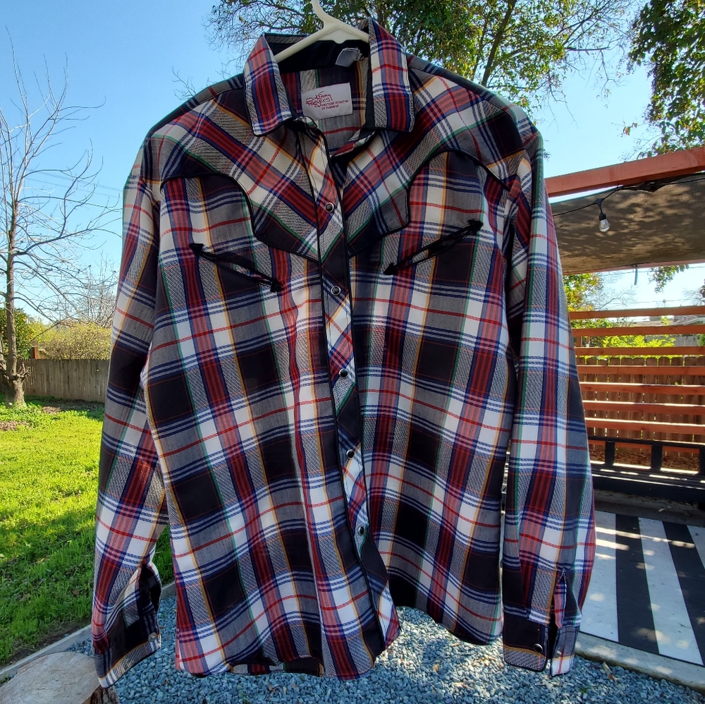 Vintage Kenny Roger's Collection by Karman. Women's Western Long Sleeve. 11-12.